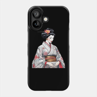 Japanese Geisha Phone Case