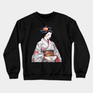 Japanese Geisha Crewneck Sweatshirt