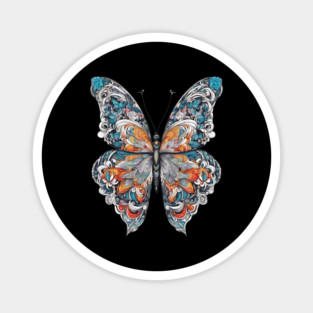 Butterfly Drawing Magnet