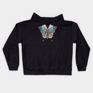 Butterfly Tattoo Kids Hoodie