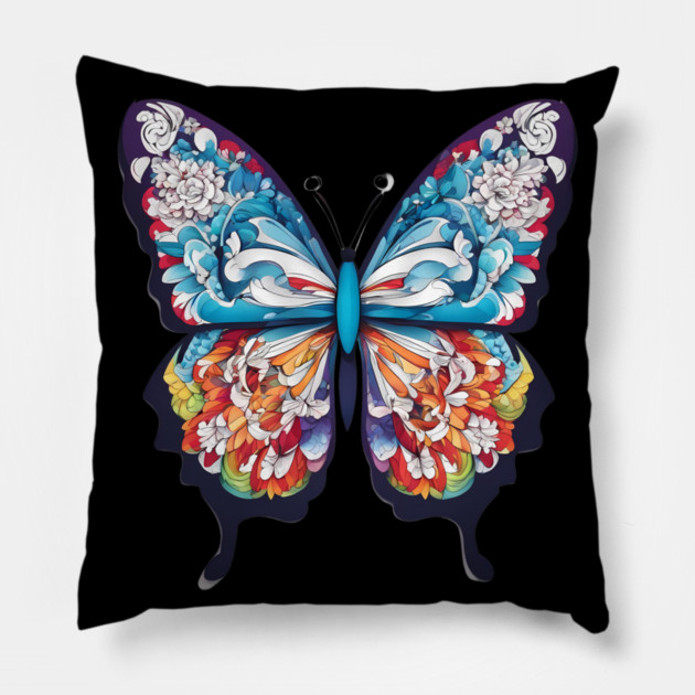 Butterfly Beauty Pillow by animegirlnft