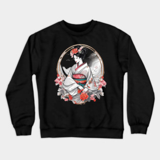 Geisha Girl Crewneck Sweatshirt