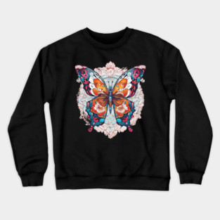 Butterfly Mandala Crewneck Sweatshirt