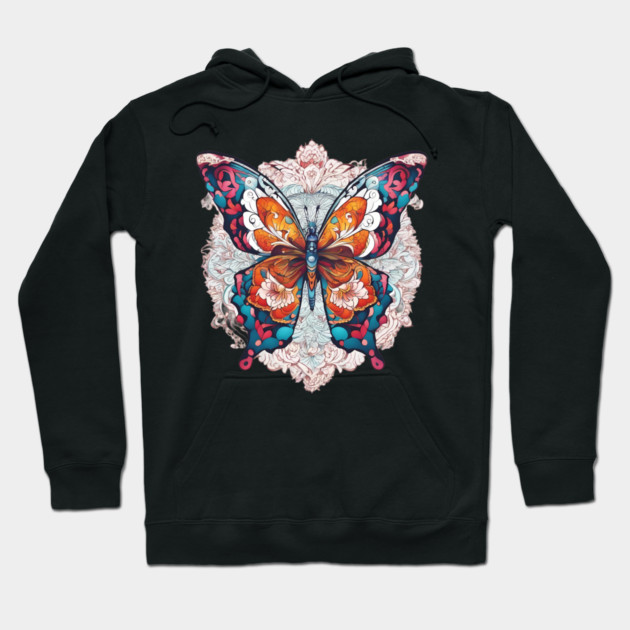 Butterfly Mandala Hoodie by animegirlnft