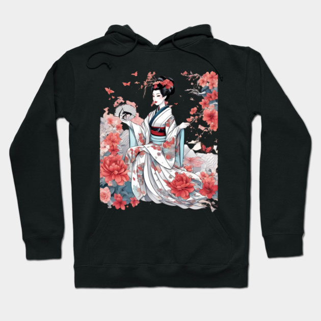 Japanese Maiko Hoodie by animegirlnft