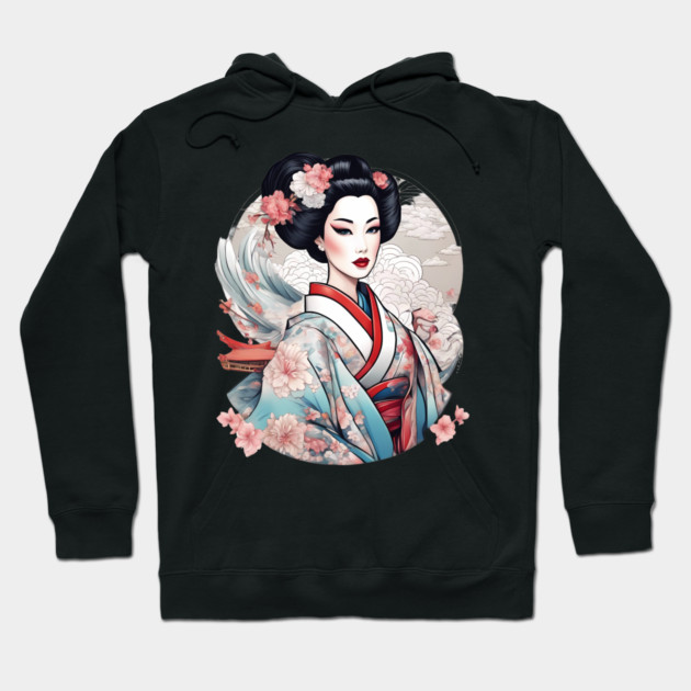 Japanese Girl Hoodie by animegirlnft