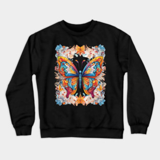 Swallowtail Butterfly Crewneck Sweatshirt