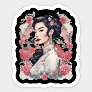 Hong Kong Girl Sticker