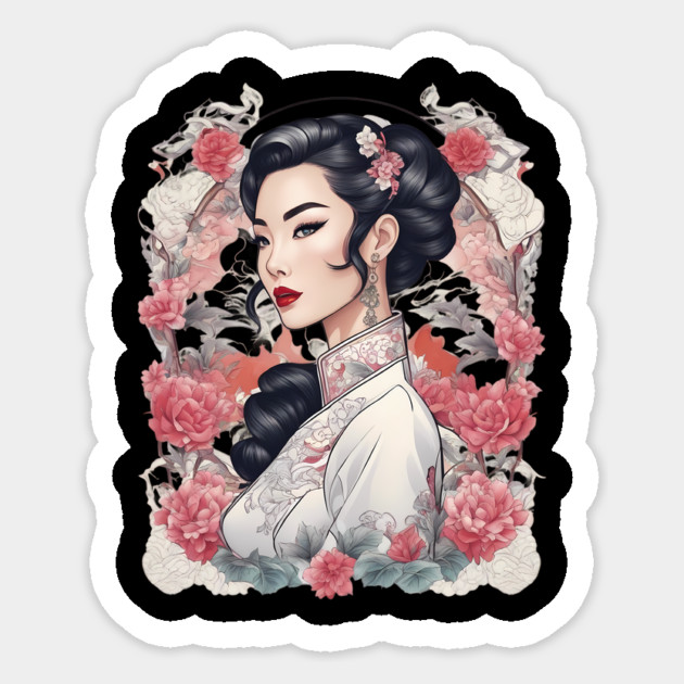 Hong Kong Girl Sticker by animegirlnft