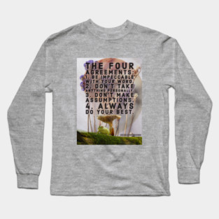 The Four Agreements Long Sleeve T-Shirt