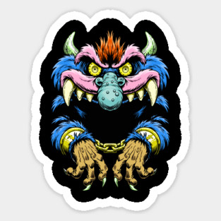 MY PET MONSTER 80S CLASSIC ARTWORK Sticker