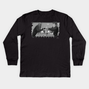 Coffee & Cigarettes: Mr. Waits and Mr. Pop Kids Long Sleeve T-Shirt