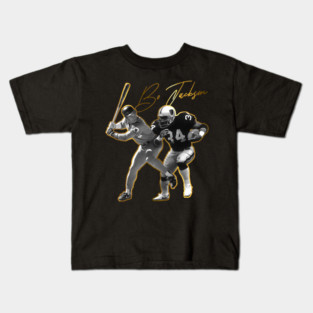 Bo Jackson Gold Tribute Kids T-Shirt