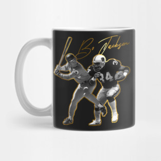 Bo Jackson Gold Tribute Mug
