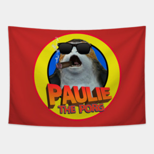 Paulie the Porg - Logo Tapestry