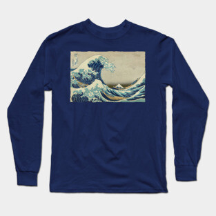 The Great Wave of Kanagawa Long Sleeve T-Shirt
