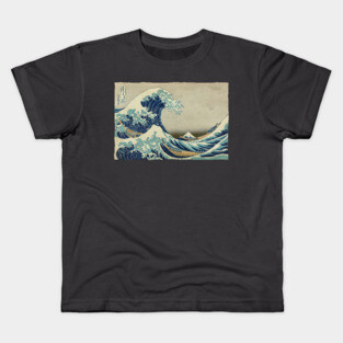 The Great Wave of Kanagawa Kids T-Shirt