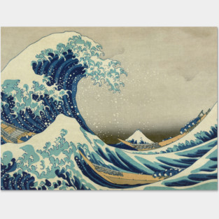 The Great Wave of Kanagawa Posters and Art