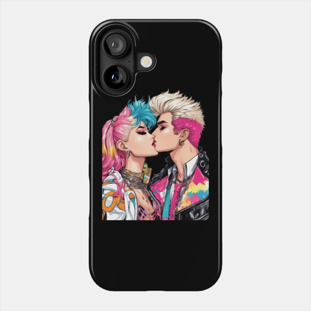 Punk Rock Phone Case by animegirlnft