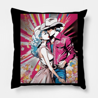 Cowboy Cowgirl Pillow
