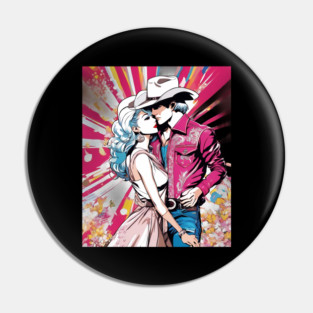 Cowboy Cowgirl Pin