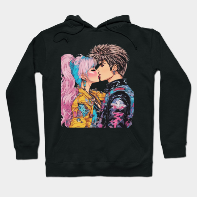 Anime Couple Hoodie by animegirlnft