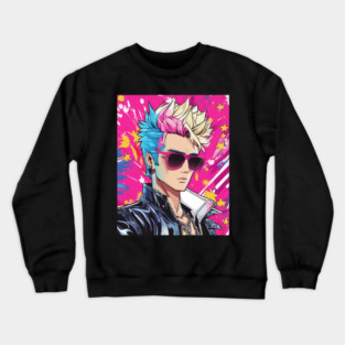 Punk Rocker Crewneck Sweatshirt