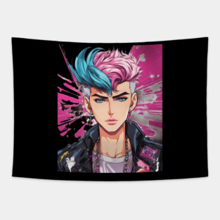 Anime Boy Tapestry