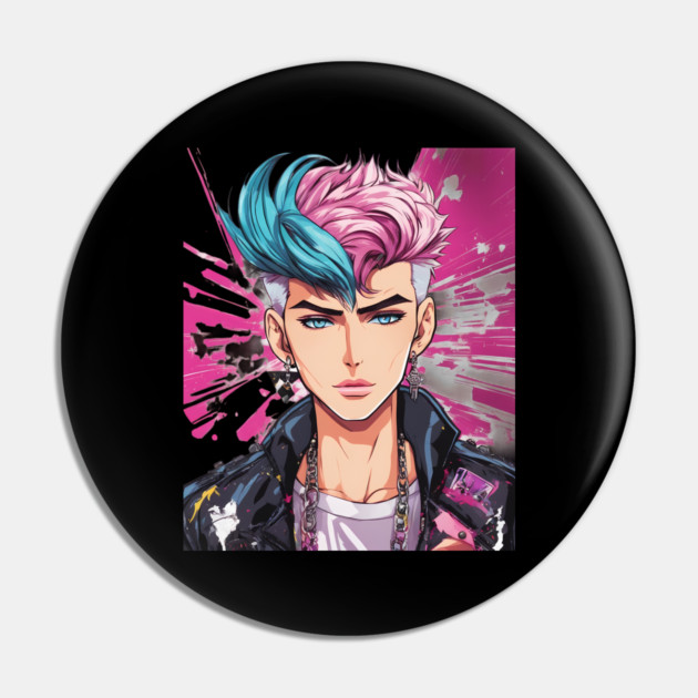 Anime Boy Pin by animegirlnft