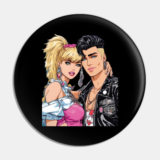 80s Synthwave Pin by animegirlnft