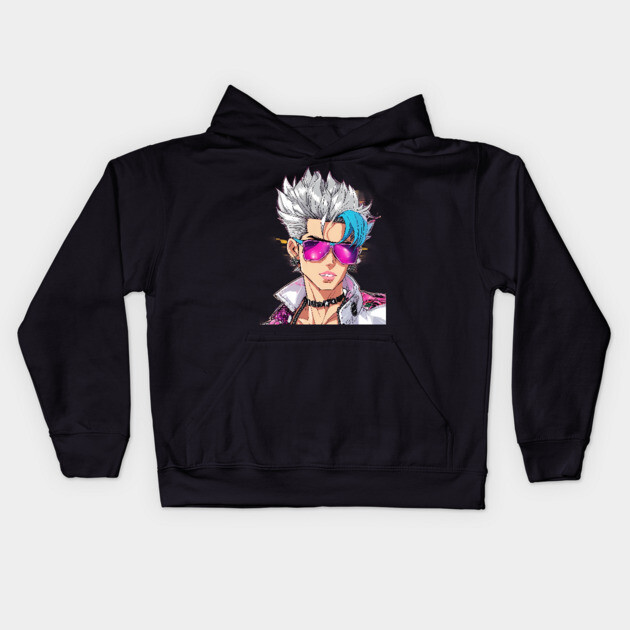 Cool Boy Kids Hoodie by animegirlnft