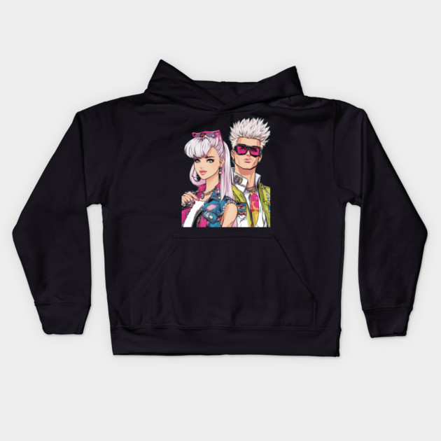 Romantic Lover Kids Hoodie by animegirlnft