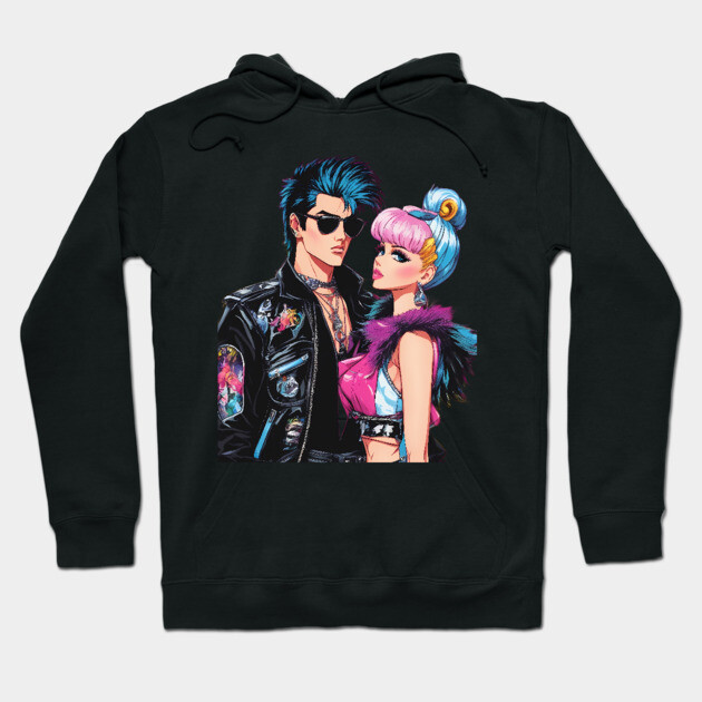 Romance Boyfriend Girlfriend Hoodie by animegirlnft