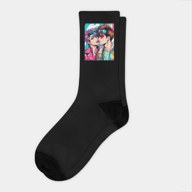Romantic Couple Socks by animegirlnft