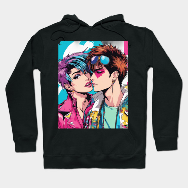 Romantic Couple Hoodie by animegirlnft