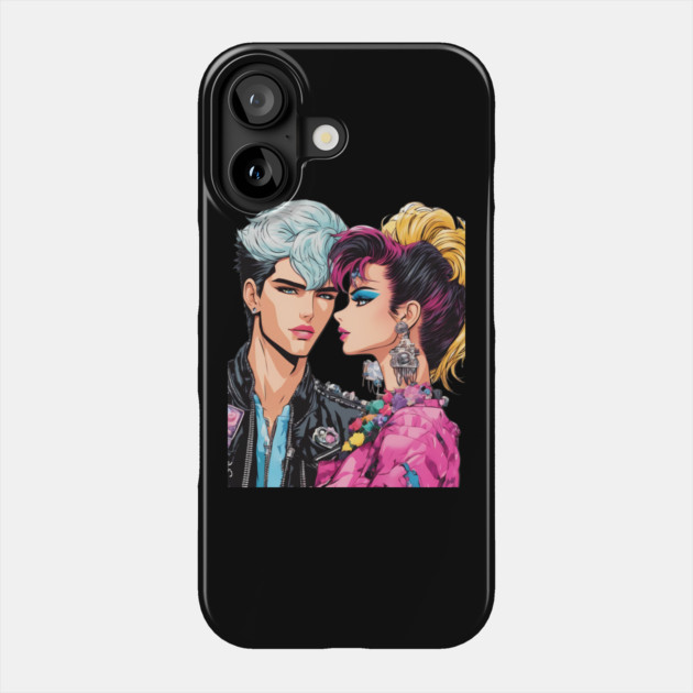 Couples Love Phone Case by animegirlnft