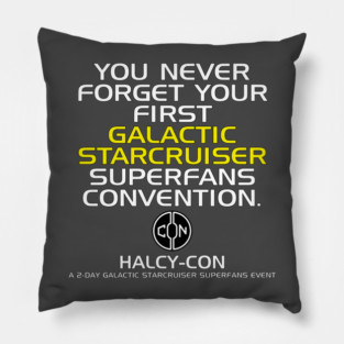 Halcy-Con - You Never Forget Your First... Pillow