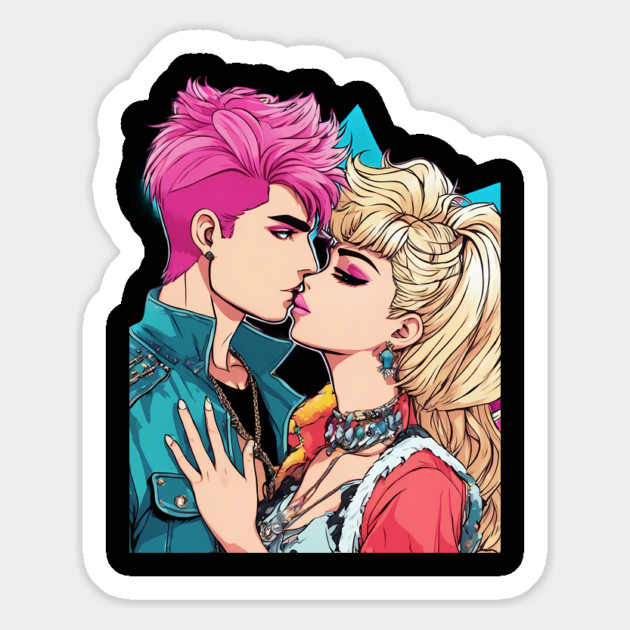 Kissing Couple Magnet by animegirlnft