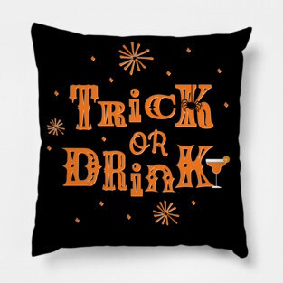 Trick or Drink Pillow