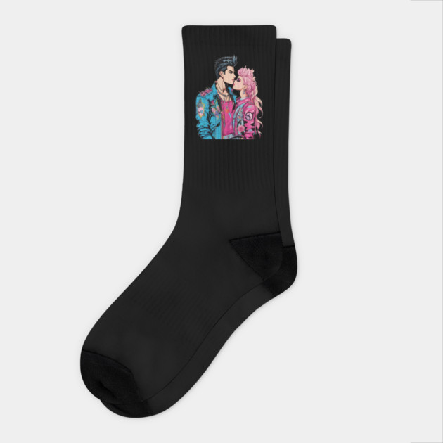 Kiss Love Socks by animegirlnft