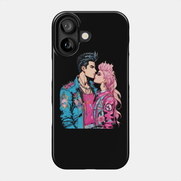 Kiss Love Phone Case by animegirlnft