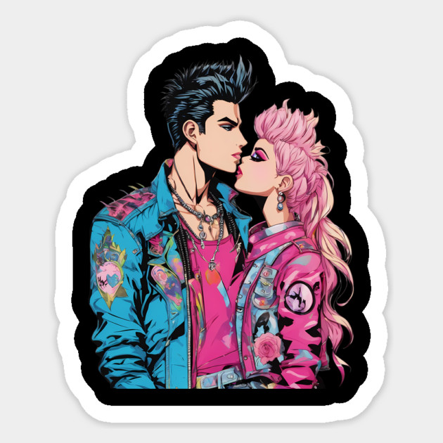 Kiss Love Sticker by animegirlnft
