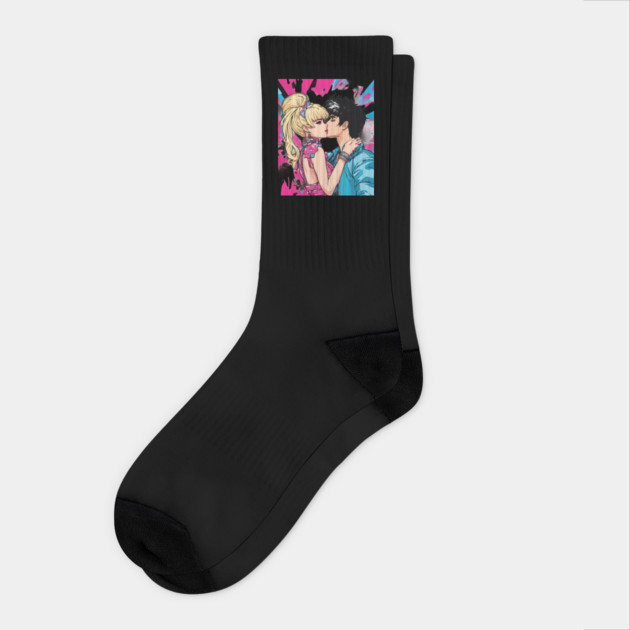 Hugs and Kisses Socks by animegirlnft