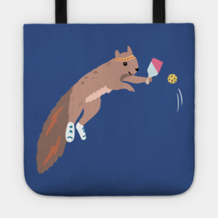 Pickleball Squirrel Tote