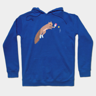 Pickleball Squirrel Hoodie