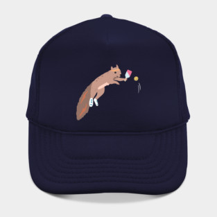 Pickleball Squirrel Hat
