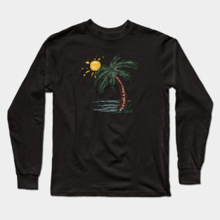 Palm tree design Long Sleeve T-Shirt