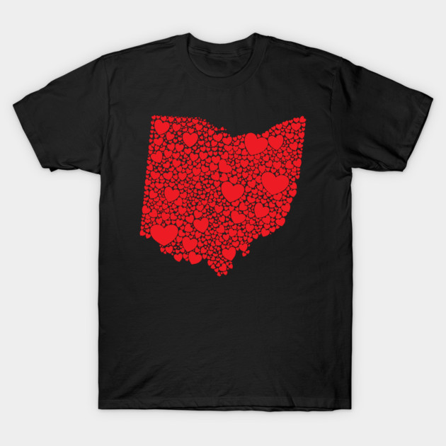 Love Ohio T-Shirt by LaughingCoyote