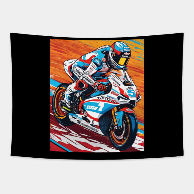 Motorcycle Club Tapestry by animegirlnft