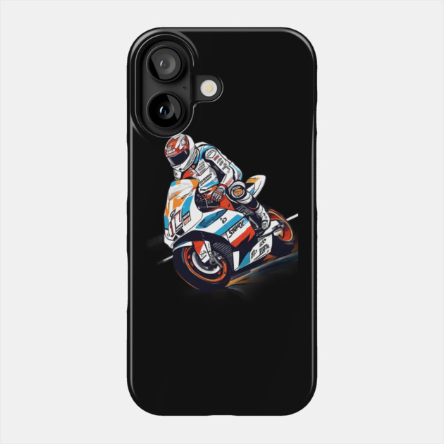 Motorbike Racing Phone Case by animegirlnft